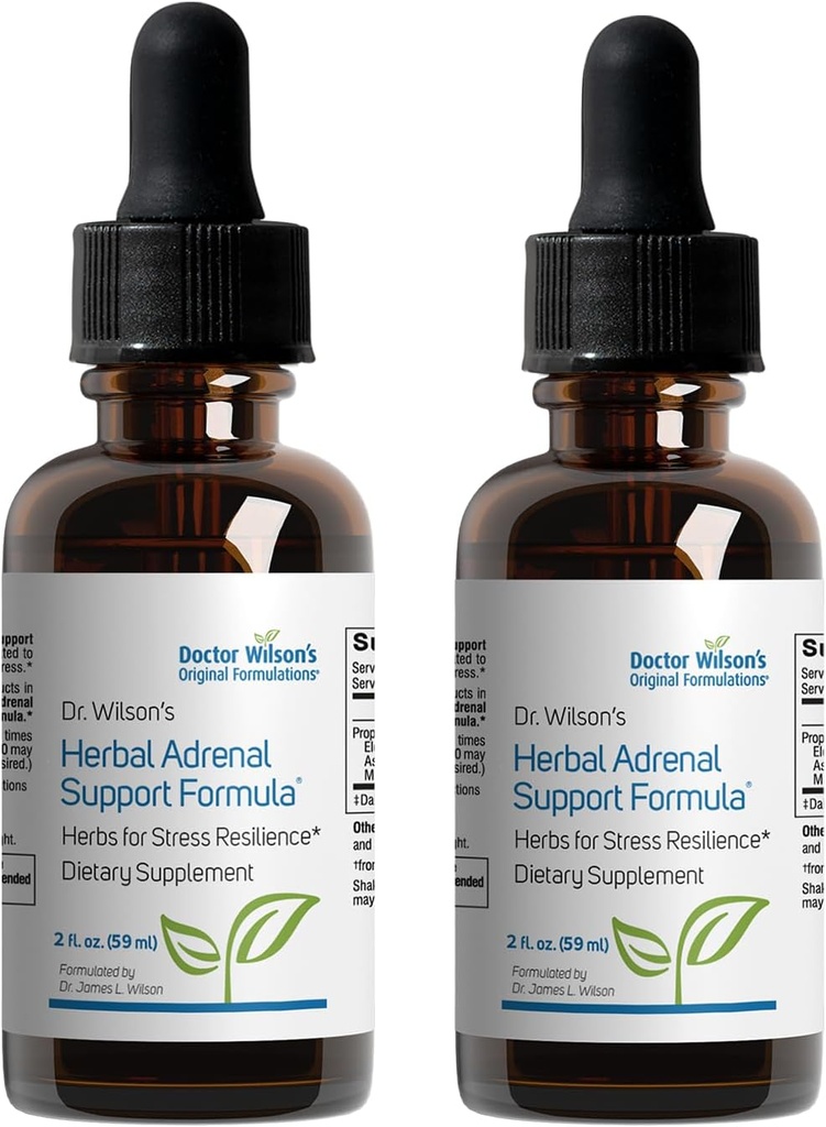 Doktor Wilsoni originaalsed valemid 2-Pack Herbal Adrenal Support Vormel 2 Vedelad kambrid