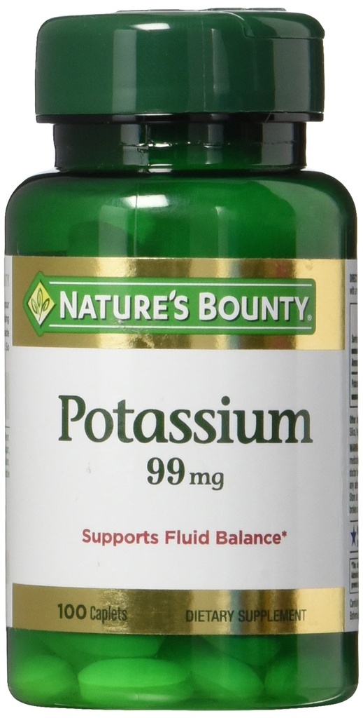 Looduse Bounty Kaalium Gluconate 99mg, 100 Caplets
