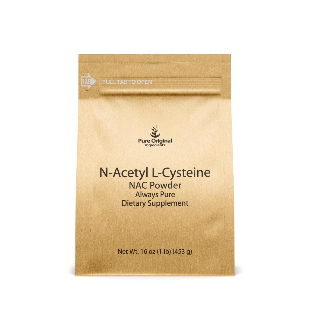 Puhtad ORIGINAALSED KOOSTISOSAD NAC N-atsetüül L-tsüsteiini pulber (1 lb) Lab Kinnitatud, Alati Puhas, Täitmata