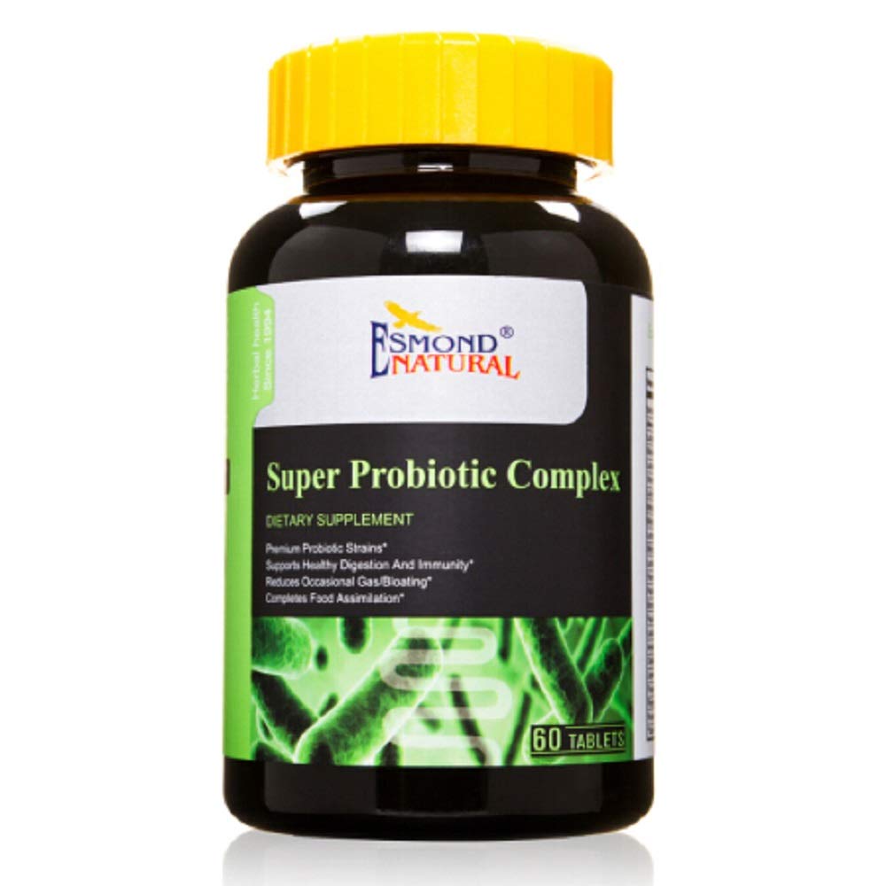Super probiootiline kompleks (vähendab juhuslikku gaasi / paisumist), GMP, Natural Product Assn sertifitseeritud, valmistatud USA-s - 60 tabletti