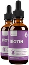 Rejuvica Health Active Biotin - Advanced Vedel Biotin Supplement - 5000mcg Toetus juuste nahk & küüned