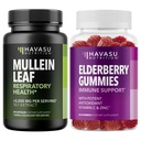 HAVASU TOITLUS Elderberry Gummies + Mullein Leaf kapslid Immune Support Bundle