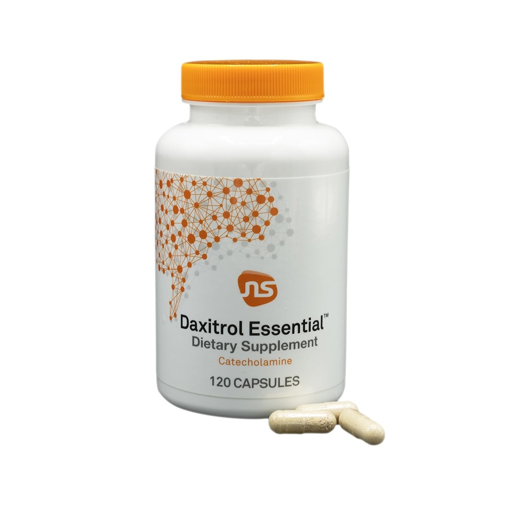 NeuroScience toidulisandid naistele ja meestele 5 HTP, Huperzine A, Green Tea Extract & More - Daxitrol Essential - aitab säilitada küllastustunde ja hallata isu (120 kapslit)