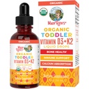 MaryRuth Orgaanika Vitamiin D3 | Vitamiin K2 | Vitamiin D3 K2 Tilgad | K2 D3 Vitamiin Vedel lisand väikelastele | Kaltsiumi absorbeerimise lastele Tugevad Luud | Vegan | Gluteenivaba | 1 Fl Oz