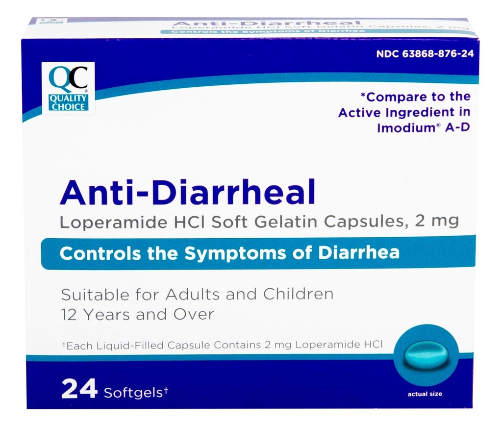Kvaliteetne valik Loperamiid 2mg Anti-Diarrheal 24 Count Softgel