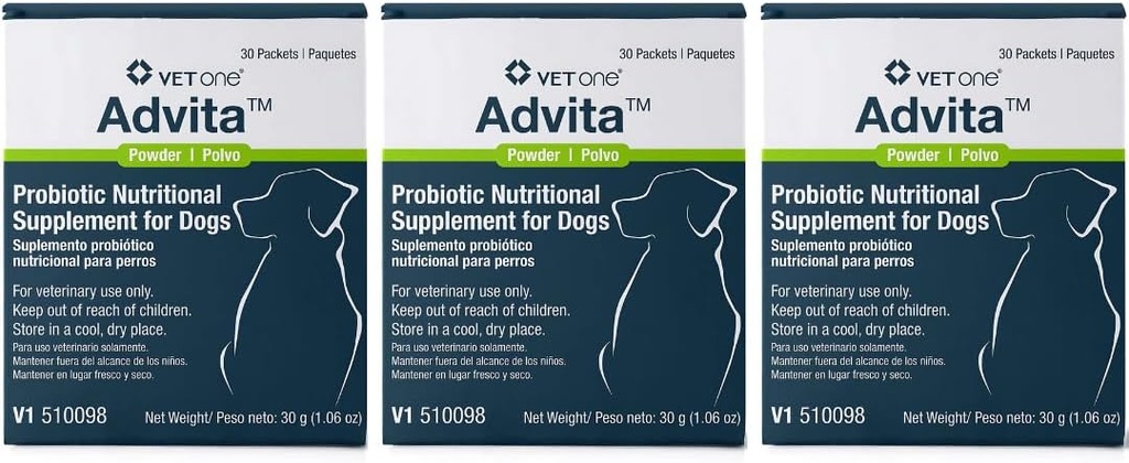 Vet One Advita probiootiline toidulisand koertele (3 kasti, 90 pakki)