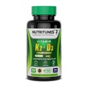 Vitamiin D3 K2-5000 RÜ D3 & 100 mcg K2 MK-7 - toetab luu, südame ja immuunsüsteemi tervist - K2 D3 vitamiinilisa - 120 softgels, 4 kuu pakkumine