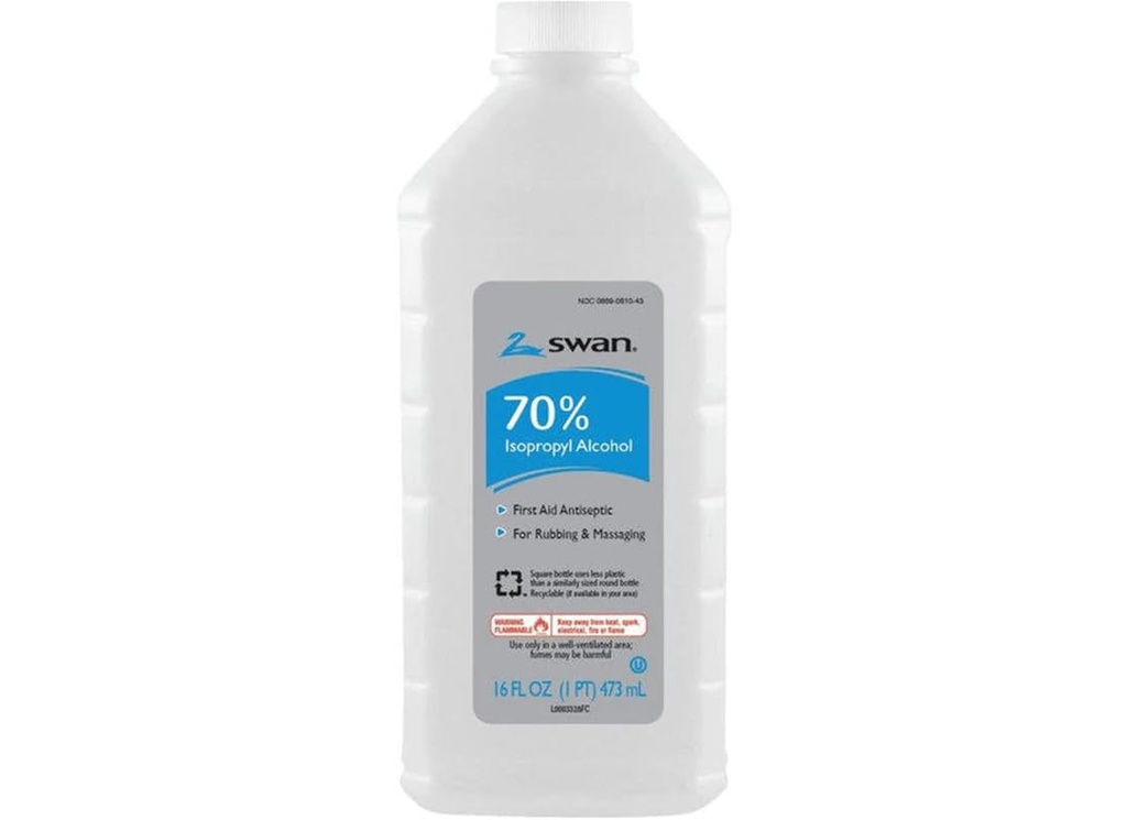 Vi-Jon Swan Isofroofne alkohol, 70% 16 Fl Oz