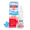 Mucinex Sinus-Max nina spray dekongestant, 12-tunnine üle-The-Counter Ravimi ninasprei sinus Relief, nina dekongestandid täiskasvanutele ja siinus ummistus, jahutus Mentool, 0,75 Fl Oz
