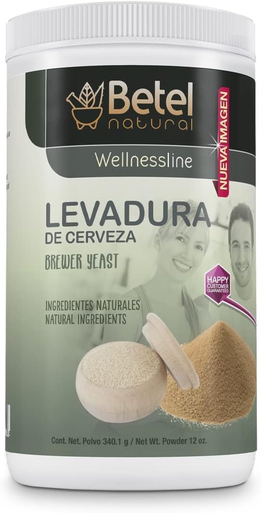Levadura de Cerveza Polvo | Betel Naturali pärmipulber | B-vitamiinide ja muu tervislik allikas | Debittered - 12 Ounce