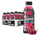 Valk2o Hüdratsioonijook - 2-in-1 vedel Selge vadakuvalgu isolaat ja elektrolüütjook - 15 g valku, vitamiinid B5, B6 - treeningujärgne taastumine - 16,9 Fl Oz - 12 Count Wild Cherry