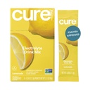 Cure Hydration | Plant-Based Electrolyte Drink Mix | No Add Sugar | Dehüdratsioon Relief Pulber valmistatud kookosvesi | Non-GMO | Vegan | Karp 8 pakendit - Lemonaad