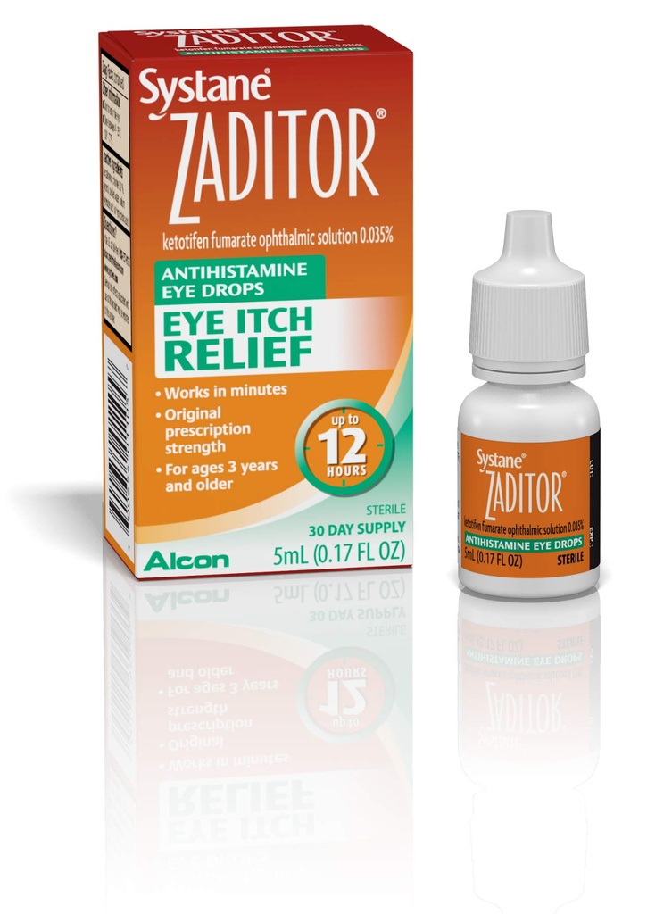 Zaditor Antihistamiini silmatilgad, 5 ml