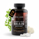 BUCKLEBURY Aju ja mälu toidulisandid Bacopa & Alpha GPC-ga - Nootroopsed ajukapslid kognitiivseks toetamiseks, fookuse ja vaimse selguse jaoks - Mälu ja fookuse tabletid naistele ja meestele - Vegan 60 kapslit