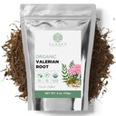 Elanen Naturals Organic Valerian Root 4 oz. (113g), USDA sertifitseeritud orgaaniline Valerian Juurtee, Te De Valeriana Para Dormir, Valarian Officinalis Terve lahtine leht, lõigatud ja sõelutud