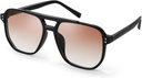 FEISEDY Retro Square Aviator Päikeseprillid Naised 70s Vintage Trendy Plastist raam Päikeseprillid B2835