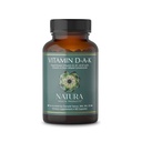Natura Health Products D-A-K (ADK) – D3 5000 IU, K2 50 mcg, K1 550 mcg & Vitamiin A 1000 IU – Luu, südame ja immuunsuse tugi – rasvlahustuv kaltsiumi ainevahetus – 60 taimekapslit