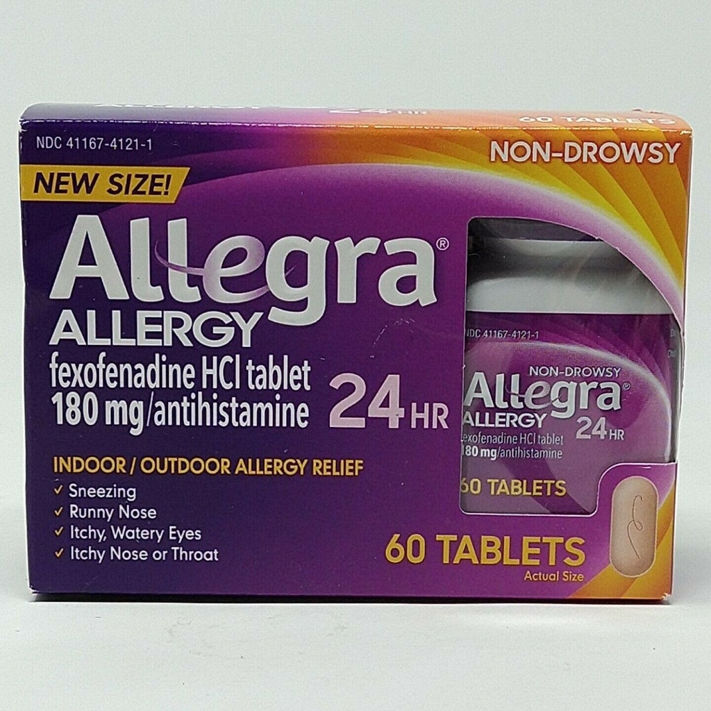 Allegra allergiaravim 60 loend