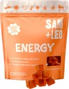 SAM + LEO energiakummid lastele - biotiiniga, vitamiin C, B3, B6 ja B12 - kõik looduslikud ja taimsed kummikud energia ja fookuse lisandiks lastele - stress ja seedimistuge, maasikakummid - 60 / ct