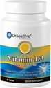Vitamiin D3-5000 RÜ, ekstra tugevusega toidulisand luude, lihaste ja tervisliku immuunsuse toetamiseks, 60 tabletti, mida on lihtne alla neelata, pakitud 2 kuuks