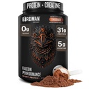 Birdman Falcon Performance Vegan valgu pulber, 31 g valku, 5 g kreatiini, 5 g BCAA, probiootikumid, elektrolüüdid, eeltreening, madal carb, suhkruvaba ja piimavaba, taimepõhine šokolaadivalk - 19 portsjonit