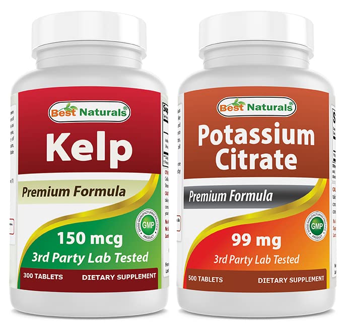 Kelp Supplement 150 Mcg & kaaliumtsitraat 99mg