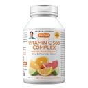ANDREW LESSMAN vitamiin C 500 kompleks 180 kapslit - mitte-atsidiinne C-vitamiin pluss tsitrusviljad Bioflavonoidid immuunsüsteemile ja antioksüdantide toetuseks, maohäired puuduvad, väikesed kergesti neelatavad kapslid