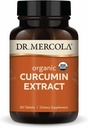 Dr Mercola orgaaniline kurkumiiniekstrakt, 90 serveerimist (90 tabletti), toidulisand, mitte-GMO, sertifitseeritud USDA orgaaniline
