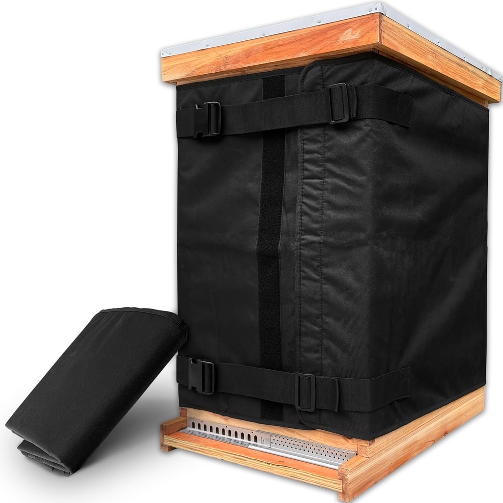 Winter Bee Taru Wrap 8 ja 10 kaadri taru, kohandatav mesipuu Wrap mesindusvahendid, 600D Oxford Isoleeritud katte, veekindel, tuulekindel, kerge, keskkonnasõbralik, korduvkasutatav, 75.98 " x 23, 6 "