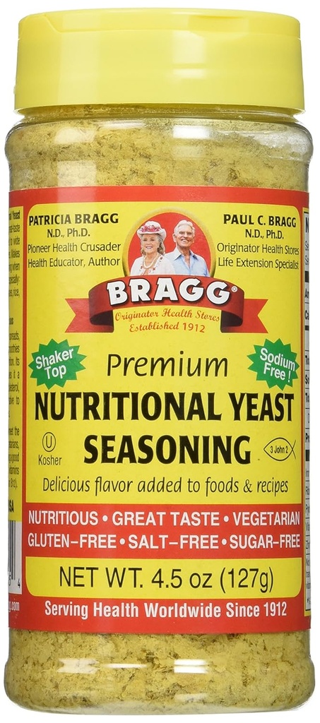 Bragg's Nutritional Pärm 4.5oz 2 Pack