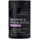 Sport Research® Naiste probiootikumid prebiootikumidega, 65 miljardit CFU - Vegankapslid soolestiku tervise ja seedetrakti toetuseks, probiootikumid naistele, kellel on jõhvikas - mitte-GMO kontrollitud ja gluteenivaba - 30 loend