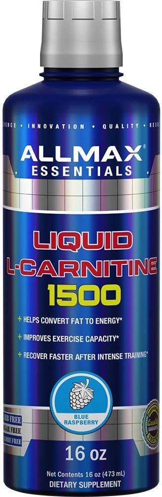 ALLMAX Nutrition Vedel L-karnitiin 1500 + vitamiin B5, 16 oz / 473 ml (sinine vaarika)