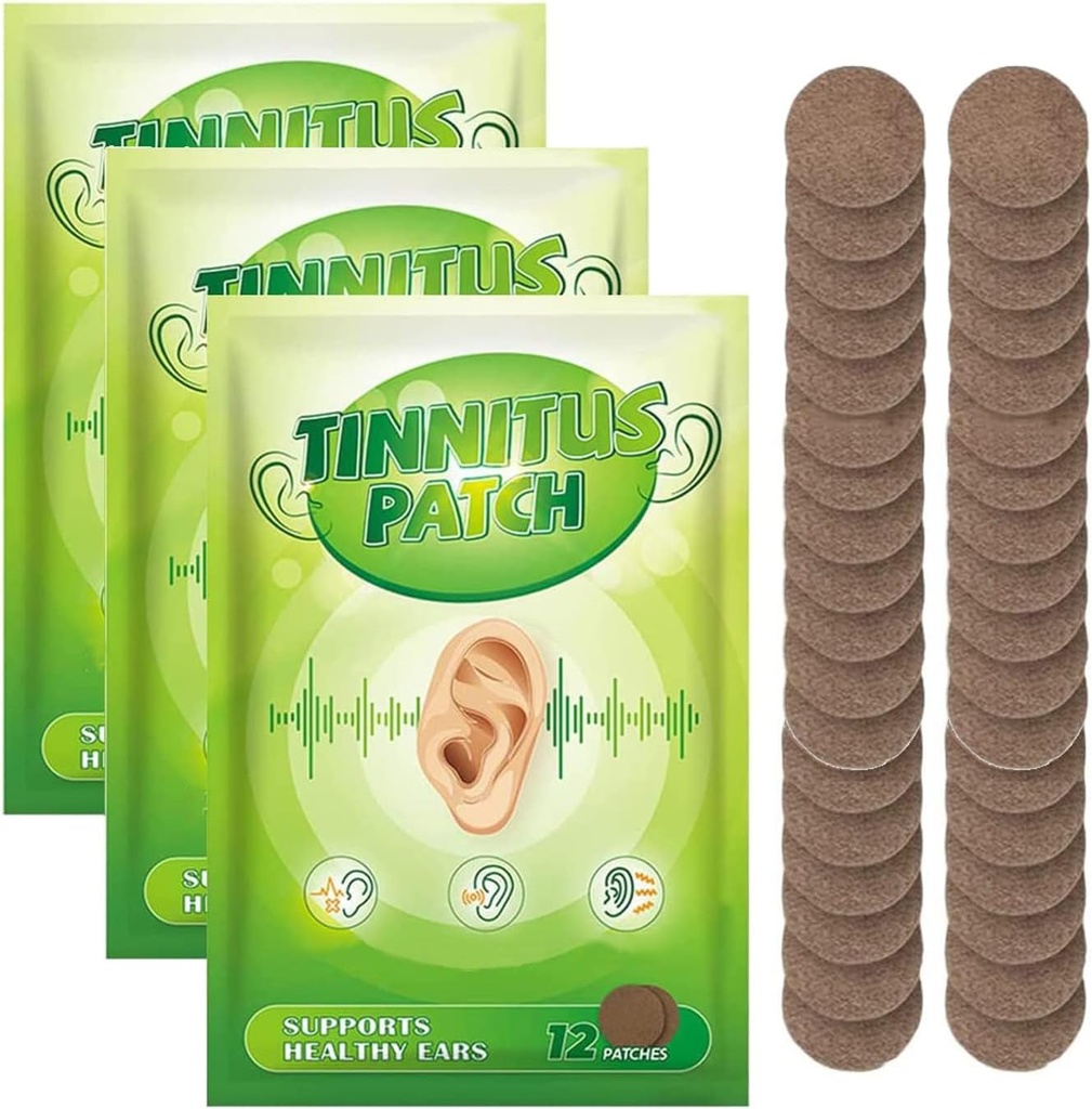 36 tk Tinnitus Kõrva plaaster, looduslikud vormelkõrvapastad, kõrvahooldus