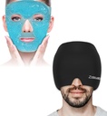 ZNÖCUETÖD Geelhelmeste jäänägu mask peavaludele, punetavatele silmadele, punetusele ja migreeni peavalule Relief Cap Hat, peajää pakendi jahutusgeel jääkülm kork