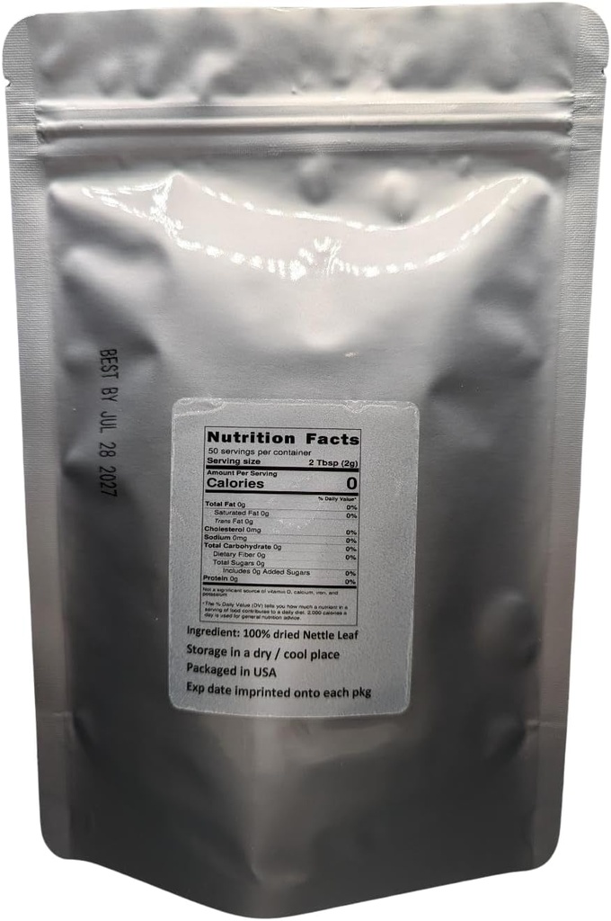 Nõgesleht - Urtica dioica Kuivatatud lahtine leht 100% loodusest (1 oz)