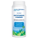 Puregen Labs Seenevastane pulber 2% mikonasoolnitraadiga tavaliste seeninfektsioonide jaoks, sealhulgas sportlase jalg, Jock Itch ja Ringworm, Talk Free, 3 oz (85g)