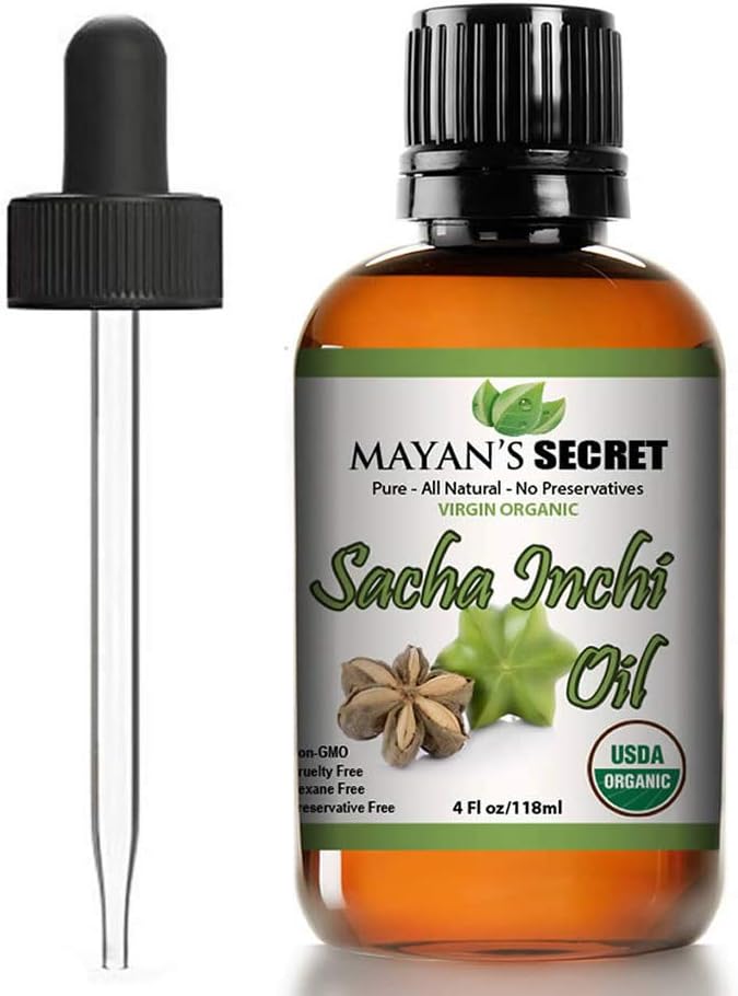 Maiade salajane Sacha Inchi õli - USDA sertifitseeritud orgaaniline oomega-3-6-9