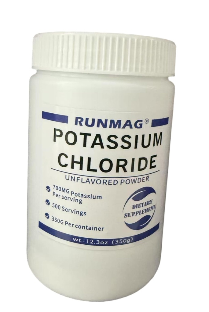 Kaaliumkloriidi pulber - soolaasendaja 350 g konteineri kohta