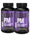 Jacked Factory Lean PM Night Time Fat Burner, Sleep Aid Supplement & isu vähendav meestele ja naistele - 180 Stimulant-Free Veggie Kaalulangus Dieet pillid