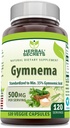 Taimsed saladused Võimlemise täiendus | 500 Mg ühe serveerimise kohta | 120 Veggie kapslit | Mitte-GMO | Gluteenivaba | Valmistatud USA-s