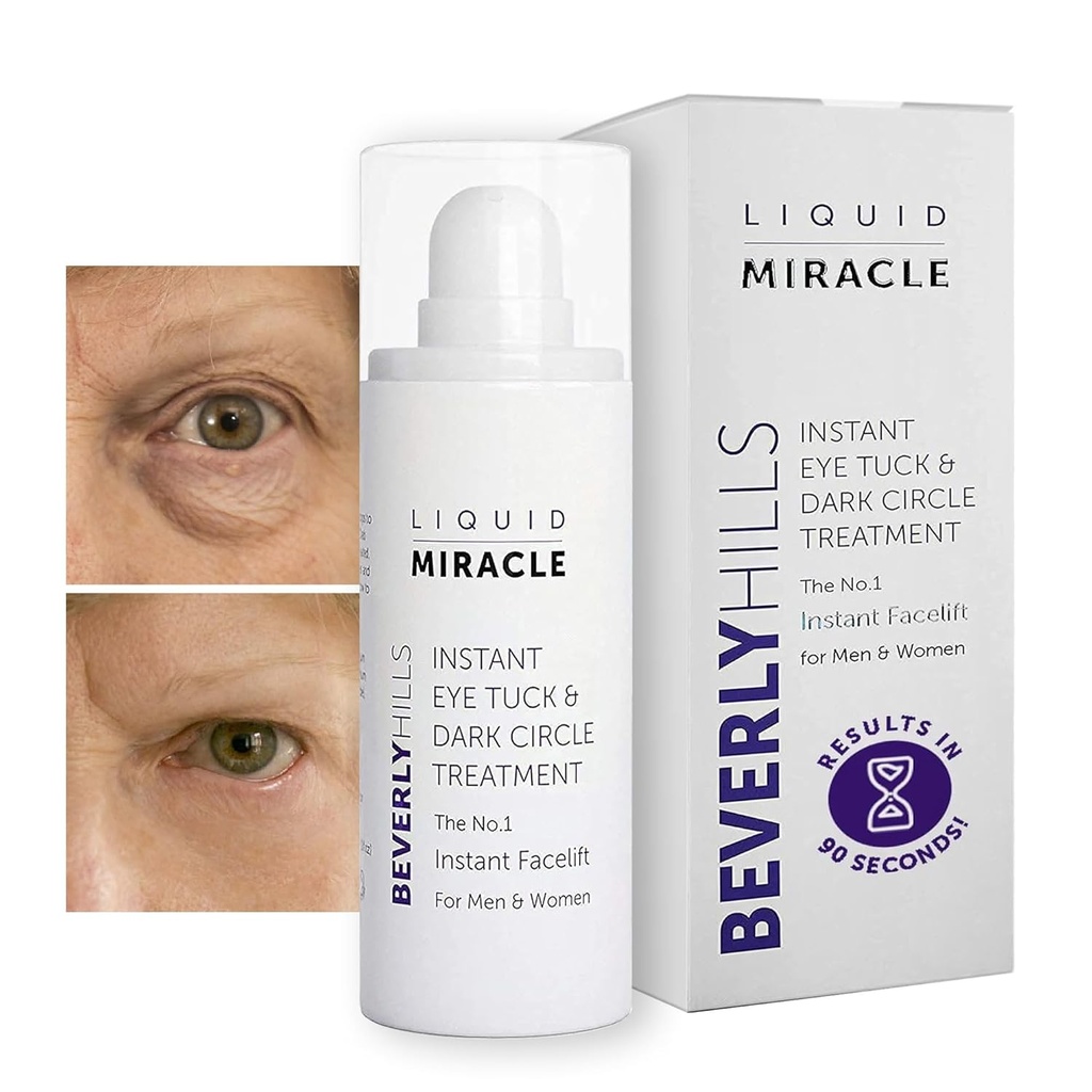 Beverly Hills Instant Facelift Anti Vananemine silma seerum ravi Dark Circles, Puffy silmad, kortsud, Under Eye kotid, Fine Lines ja varesed jalad | 30 ml (120 päeva pakkumine)