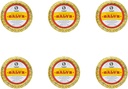 Rawleigh Antiseptiline Salve Ikooniline Kollane Suur Tin: 4,5 oz, Multi-Eesmärk Salv Soothes Lõiked, sinikad, ärritused, koos turpentiini, fenooli, puuvillaseemneõli ja parafiin, Algne valem - Pakend 6