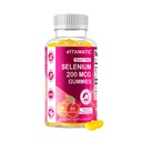 Vitamatic Pärmivaba Selenium Gummies 200mcg Selenometionine Supplement Essential Train Mineraal koos Superior Absorption 90 Pektiin põhinev Gummies