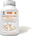 ANDREW LESSMAN vitamiin K2 MK7 240 mcg 60 Softgels - oluline tervisliku kaltsiumi kasutamine, soodustab optimaalse skeleti, südame ja arterite tervist. Ei mingeid lisaaineid. Väikesed kergesti neelatavad pehmed sohvad