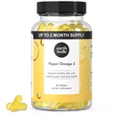 Maa ja Elle vetikad Omega 3 täiendus - Vegan Omega 3 - Omega 3 Vegan Supplement w / vetikate õli ja Vegan DHA - aitab toetada südame ja aju tervist 1000 mg per Serving - No Fishy Aftertaste 60 Softgels