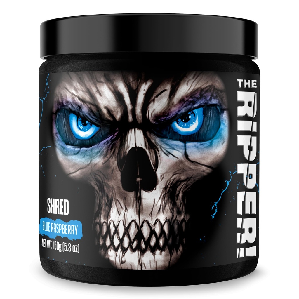JNX Sports Rappija! Fat Burner Pre Workout Pulber meestele ja naistele Thermogenic Fat Burning & Appetite Suppressant, Boost Energy & Endurance Blue Vaarika, 30 Servings