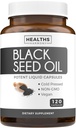 Black Seed Oil - 120 Softgel Kapslid Naha Tervis (Non-GMO & Vegan) Külmpressitud Nigella Sativa Tootmine puhas must köömneseemneõli vitamiin E - 500mg Iga, 1000mg 2 kapslit Serving