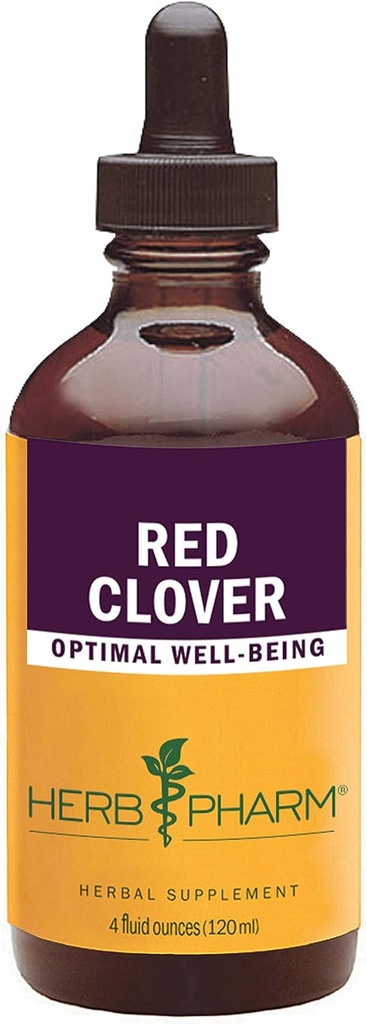 Herb Pharm Certified Organic Red Clover Vedel Ekstrakt - 4 Ounce