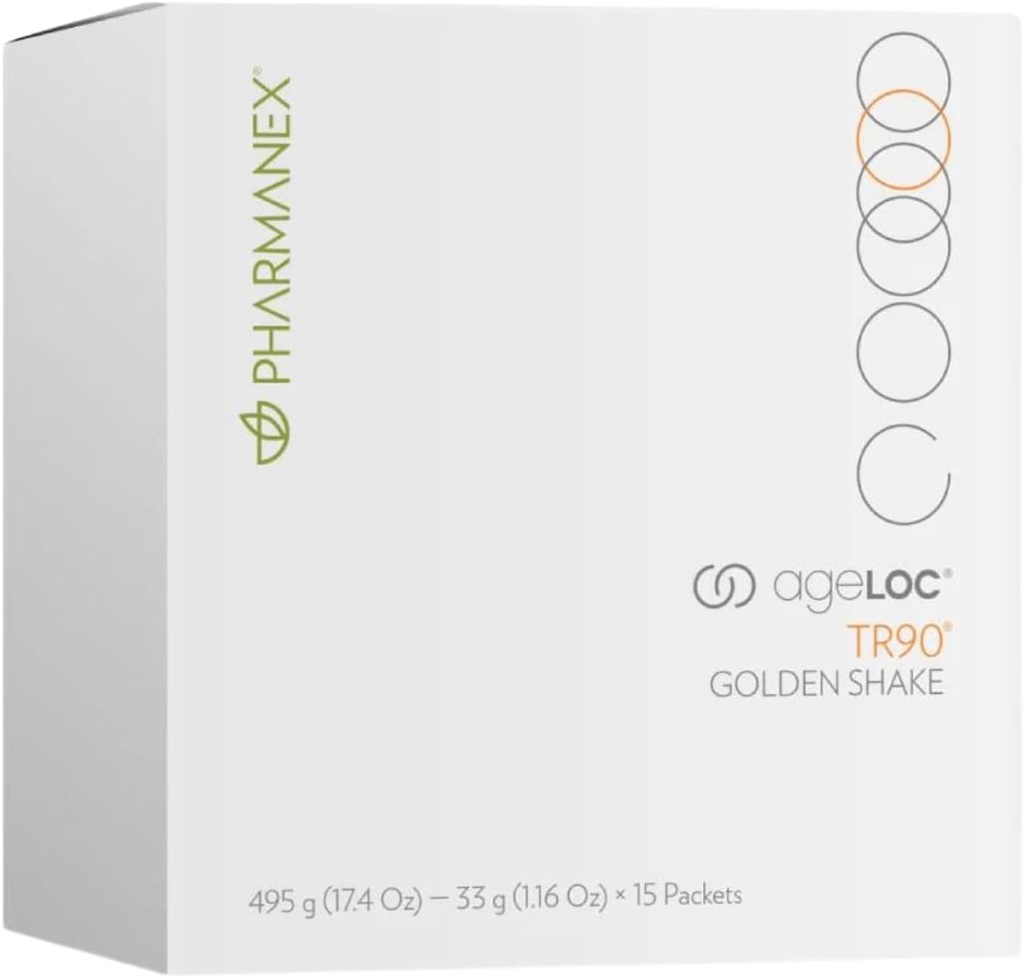 Nu Skin AgeLOC TR90 Kuldne raputamine | 1lb | Taimepõhine valgupulber toetab lahja lihast ja üldist tervist | Vitamiinid A C E B12 | 15 g valku serveerimise kohta
