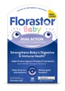 Florastor Baby Daily Probiotic Supplement, Pulber Segud piima, valemi või pehme toiduga, Saccharomyces Boulardii CNCM I-745 (18 pulbripulgad)